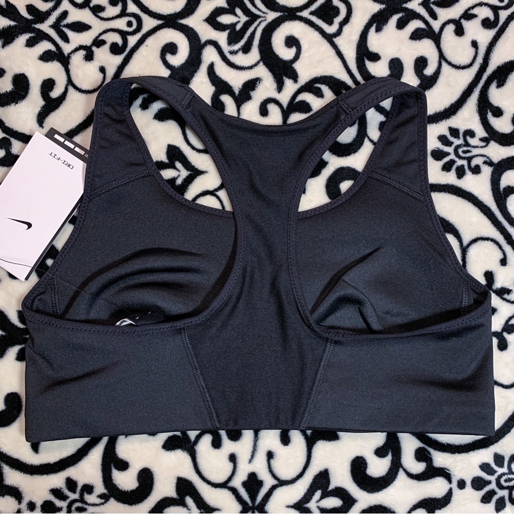 nwt Nike Swoosh Women's Black Sports Bra Size Small - Picture 7 of 14